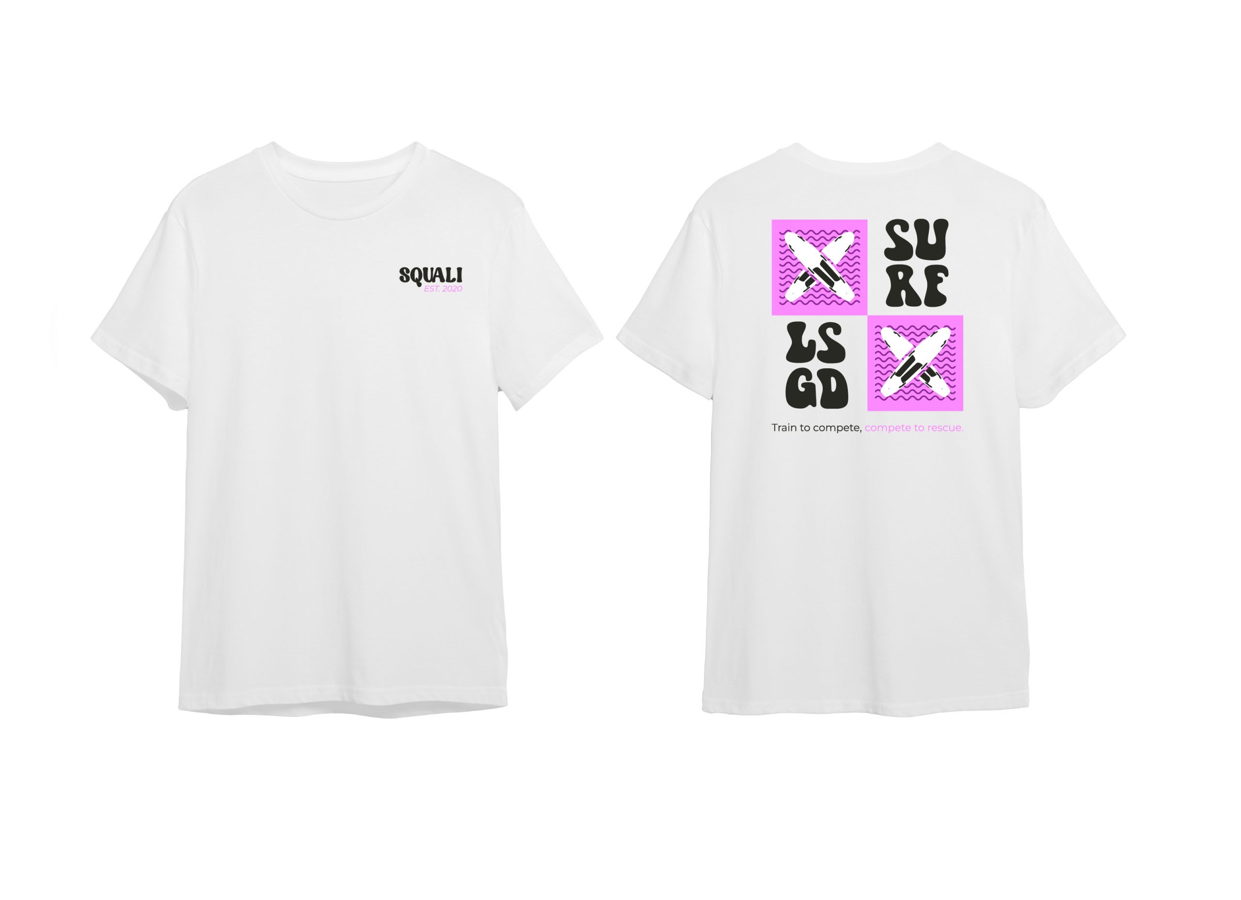 Camiseta Manga Corta Unisex Blanca Lifesaving